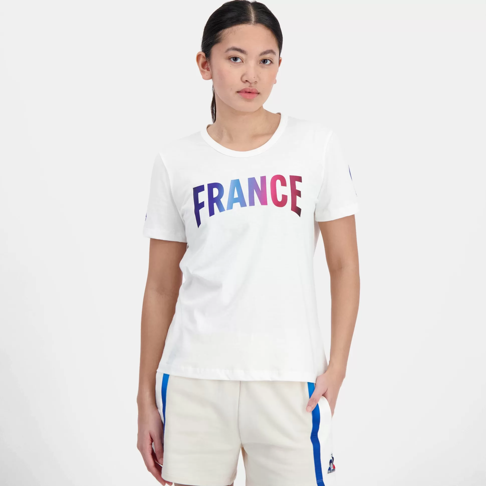 Femme Le Coq Sportif Équipe de France Olympique | Paris 2024 T-shirt Équipe de France Femme