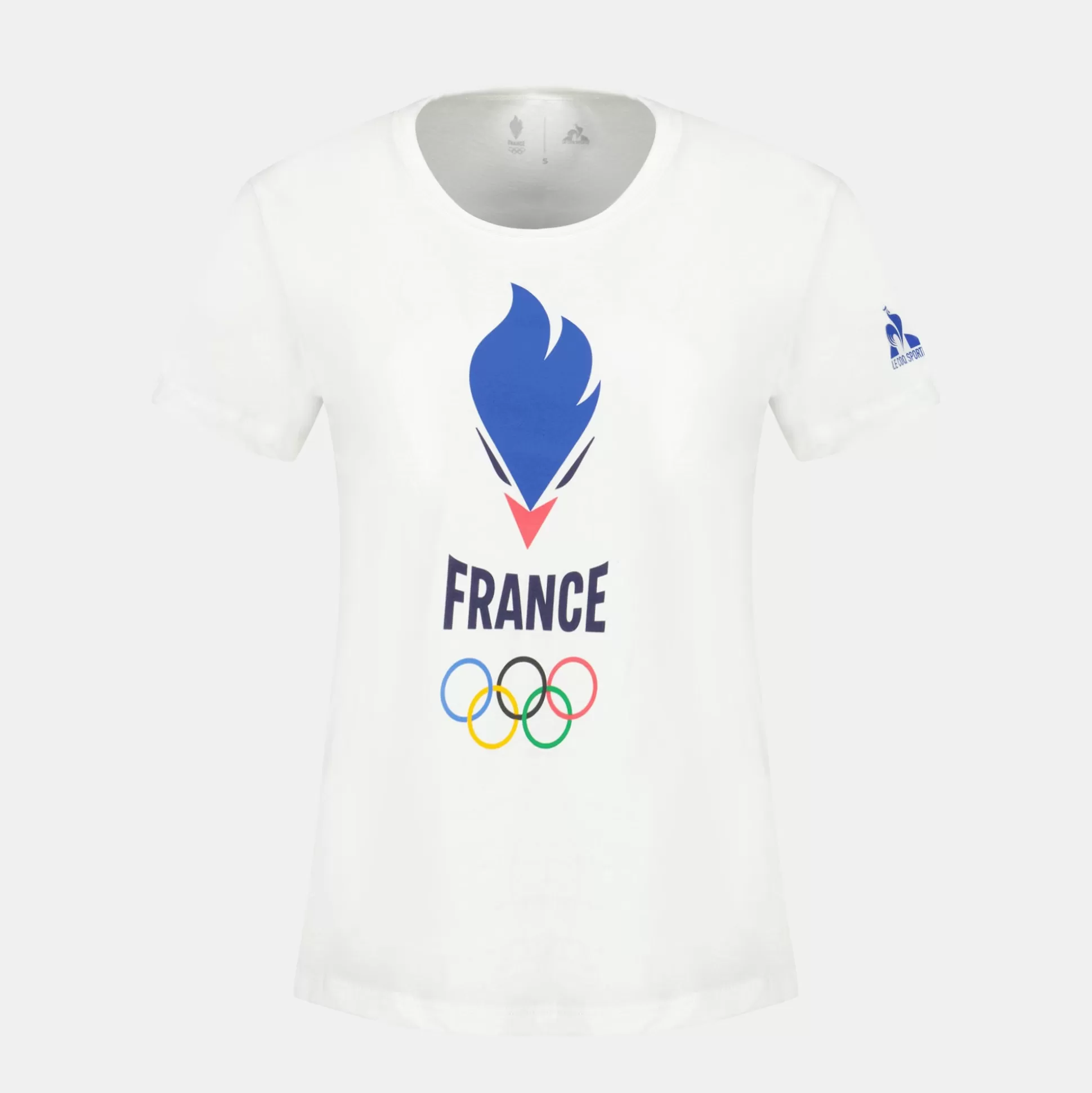 Femme Le Coq Sportif Équipe de France Olympique | Paris 2024 T-shirt Équipe de France Femme