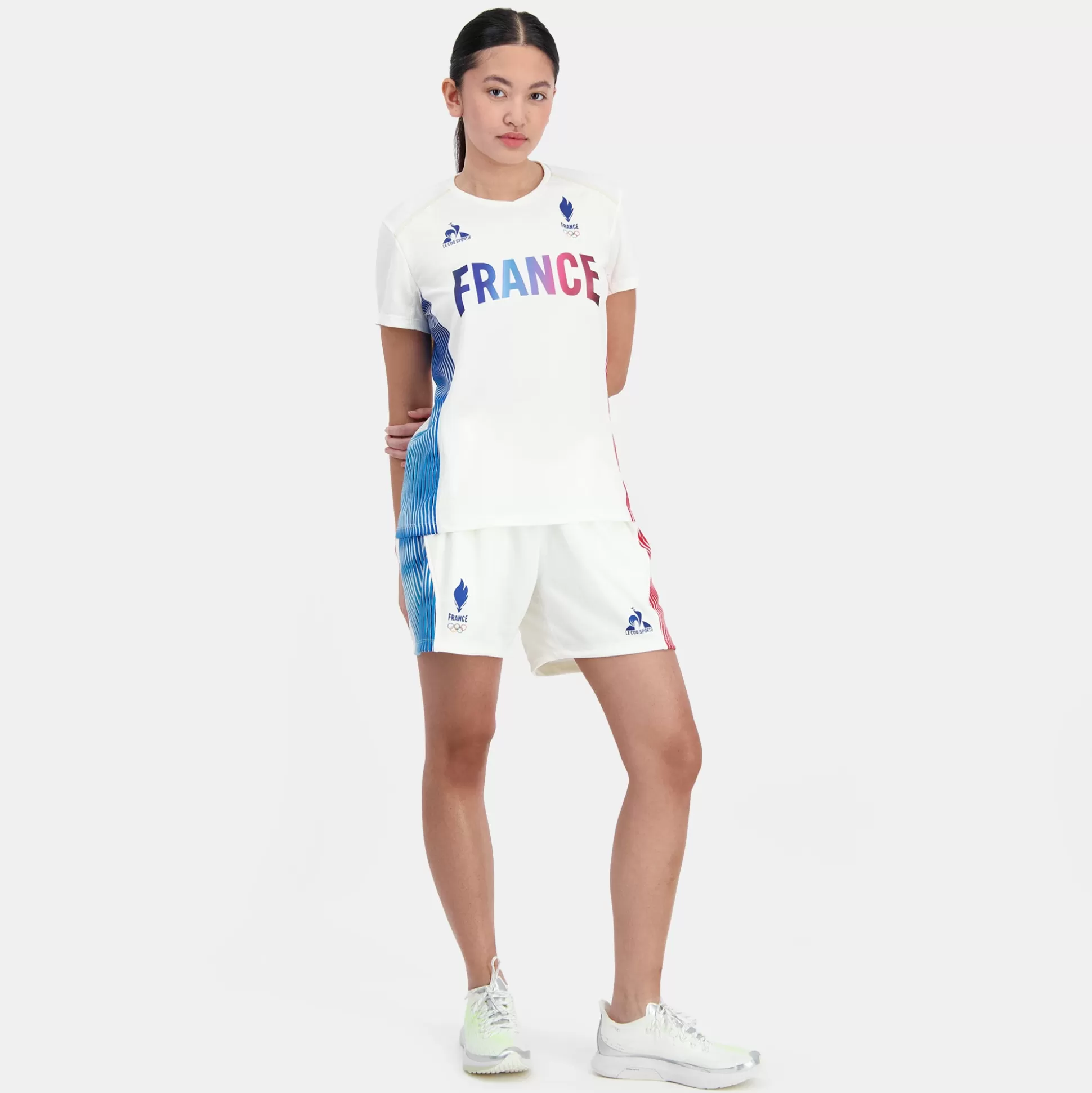 Femme Le Coq Sportif Équipe de France Olympique | Paris 2024 T-shirt Équipe de France Femme