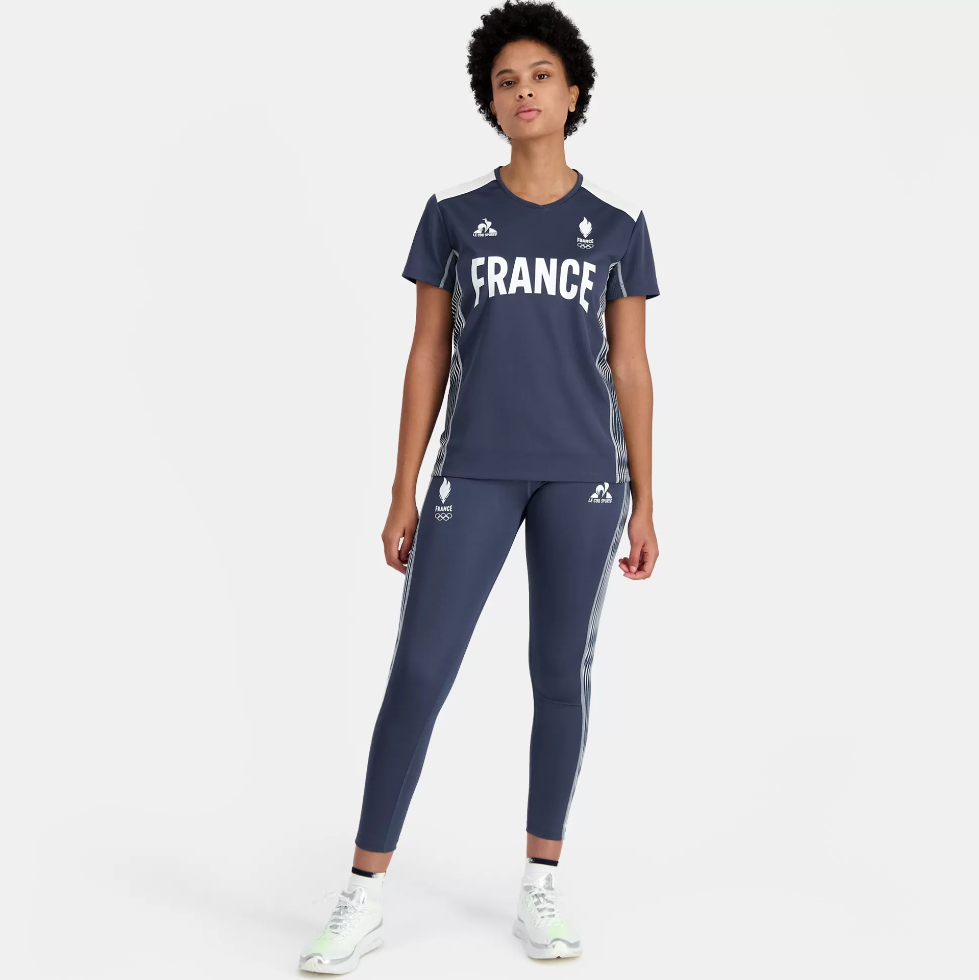 Femme Le Coq Sportif Équipe de France Olympique | Paris 2024 T-shirt Équipe de France Femme
