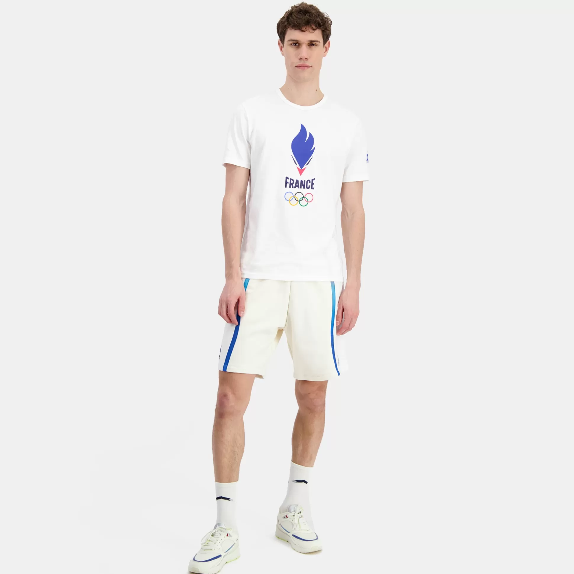 Homme Le Coq Sportif Équipe de France Olympique | Paris 2024 T-shirt Équipe de France Homme
