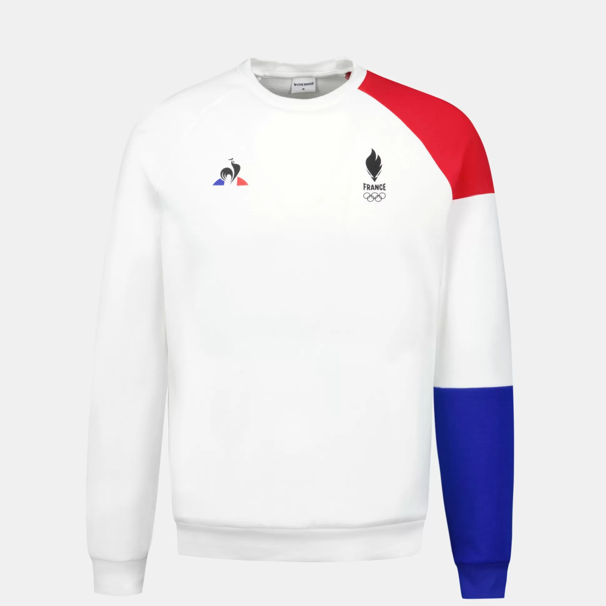 Homme Le Coq Sportif Équipe de France Olympique Sweat col rond Homme