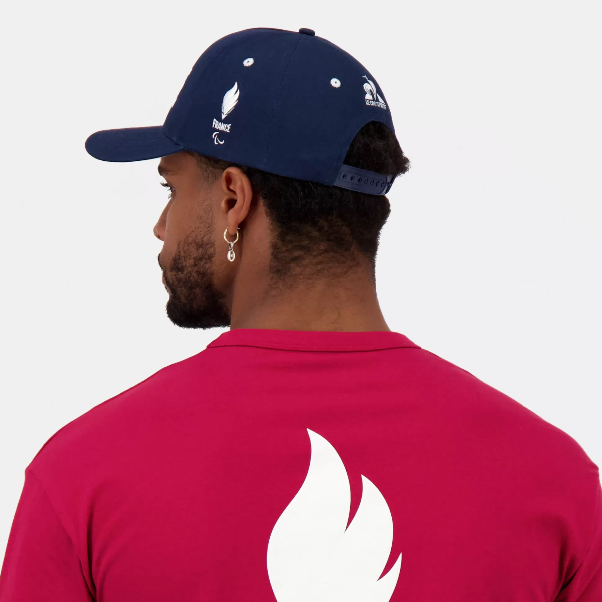 Femme Le Coq Sportif Équipe de France Paralympique Paris 2024 Casquette Équipe de France Unisexe