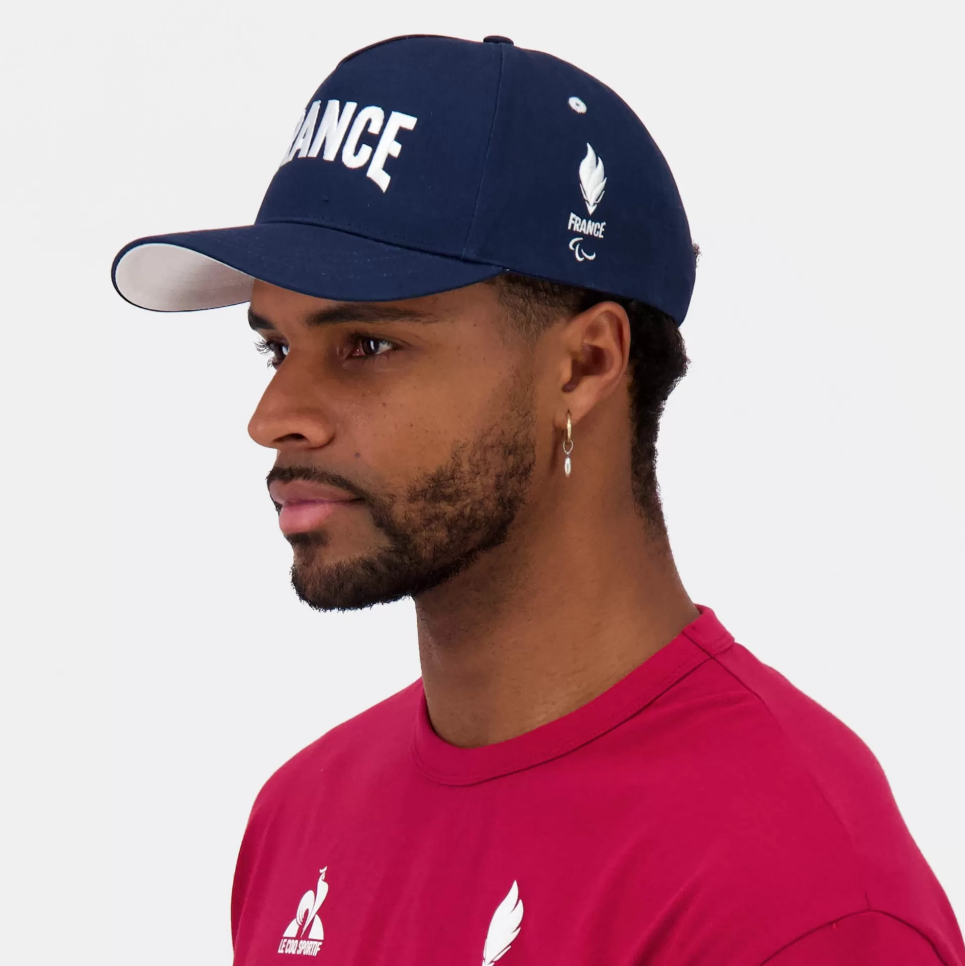 Femme Le Coq Sportif Équipe de France Paralympique Paris 2024 Casquette Équipe de France Unisexe