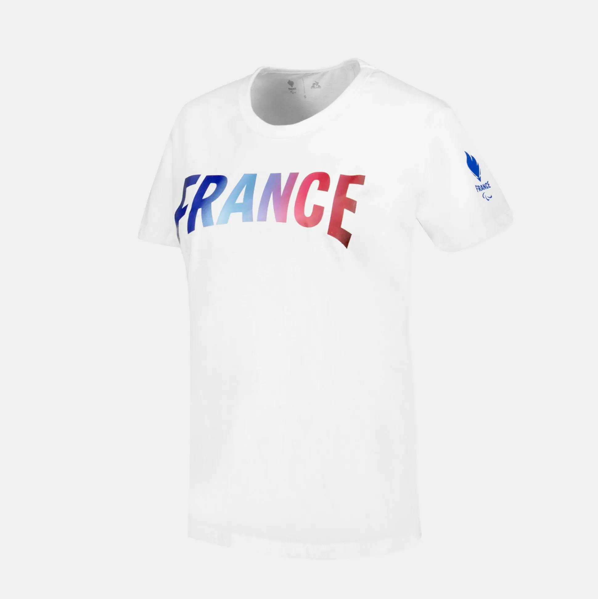 Femme Le Coq Sportif Équipe de France Paralympique Paris 2024 T-shirt Équipe de France Femme