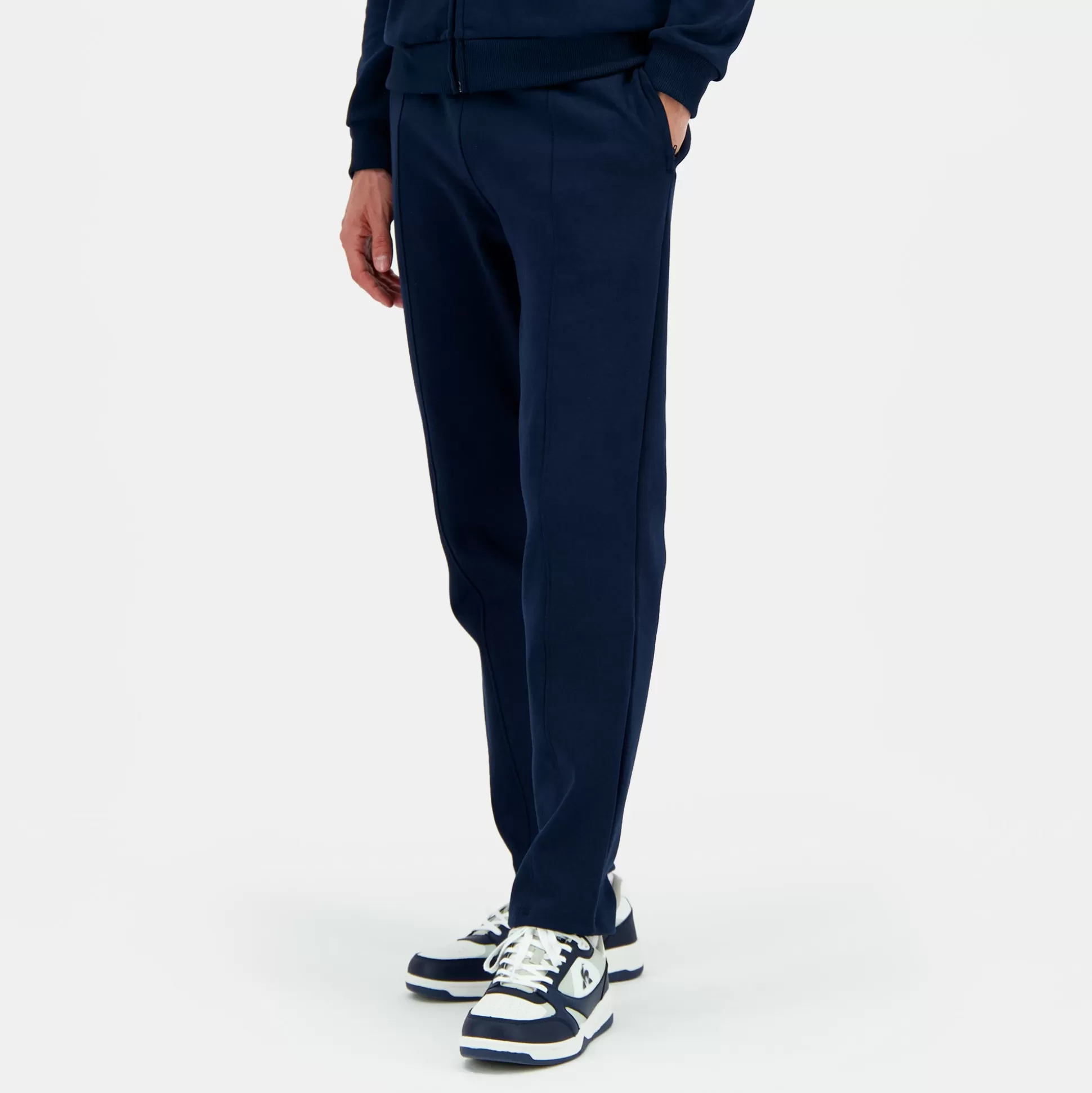 Homme Le Coq Sportif Ton sur ton Pantalon coupe droite Homme