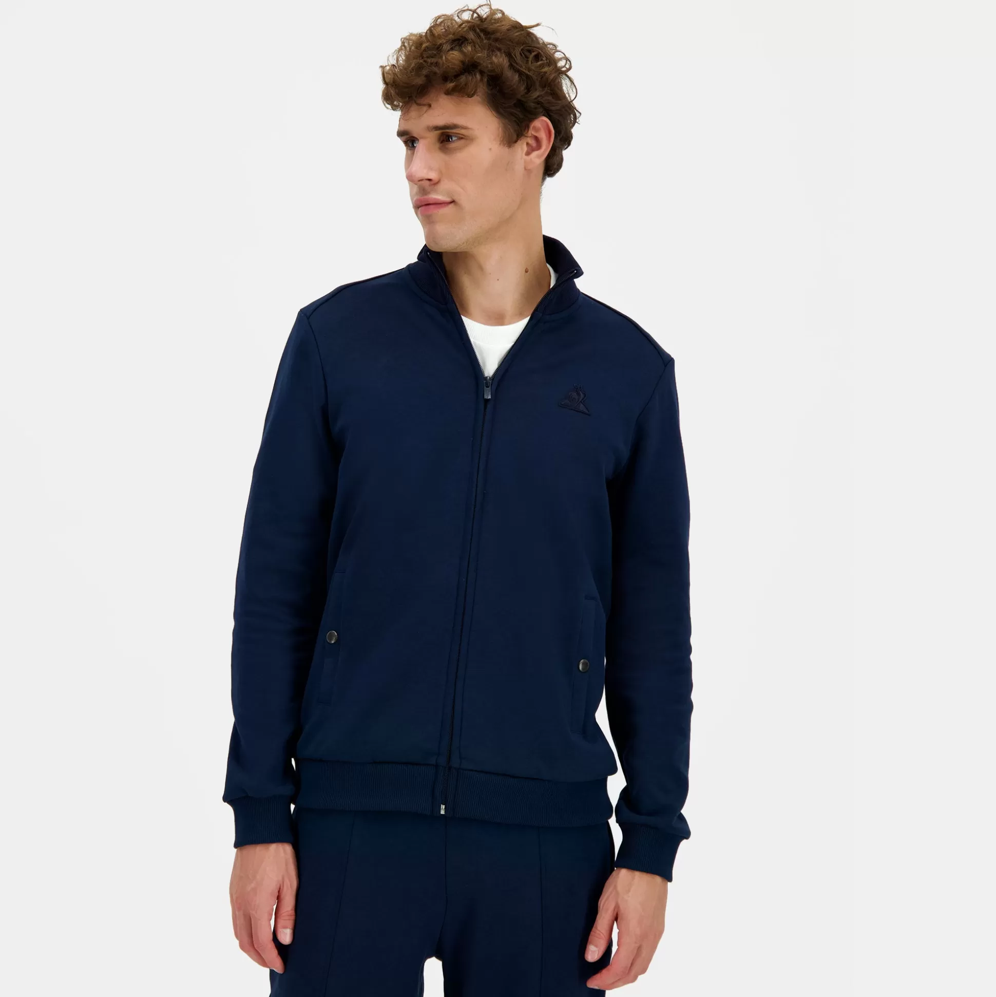 Homme Le Coq Sportif Ton sur ton Sweat zippé Homme