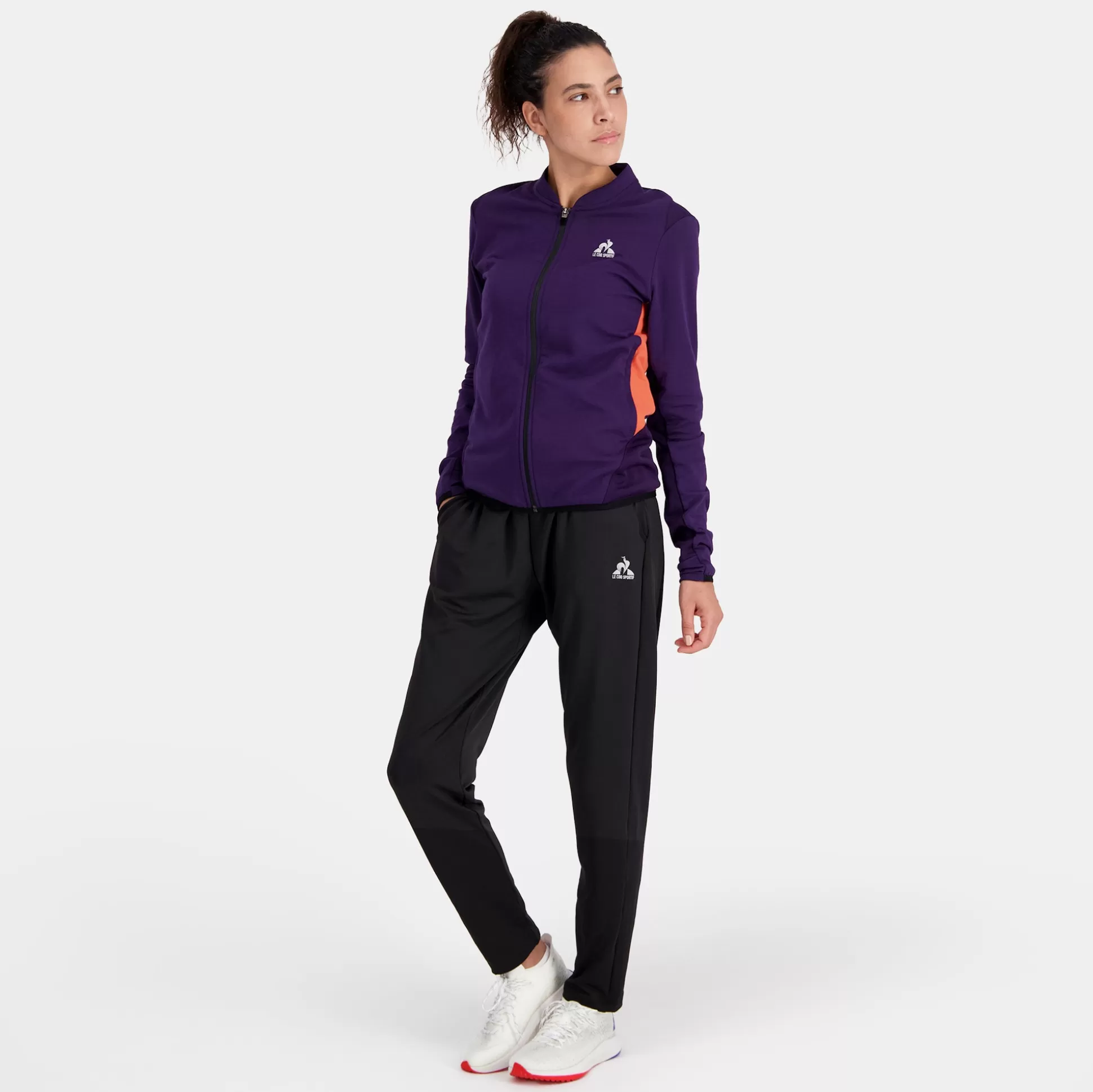Femme Le Coq Sportif Training Performance Pantalon de sport coupe carotte Femme