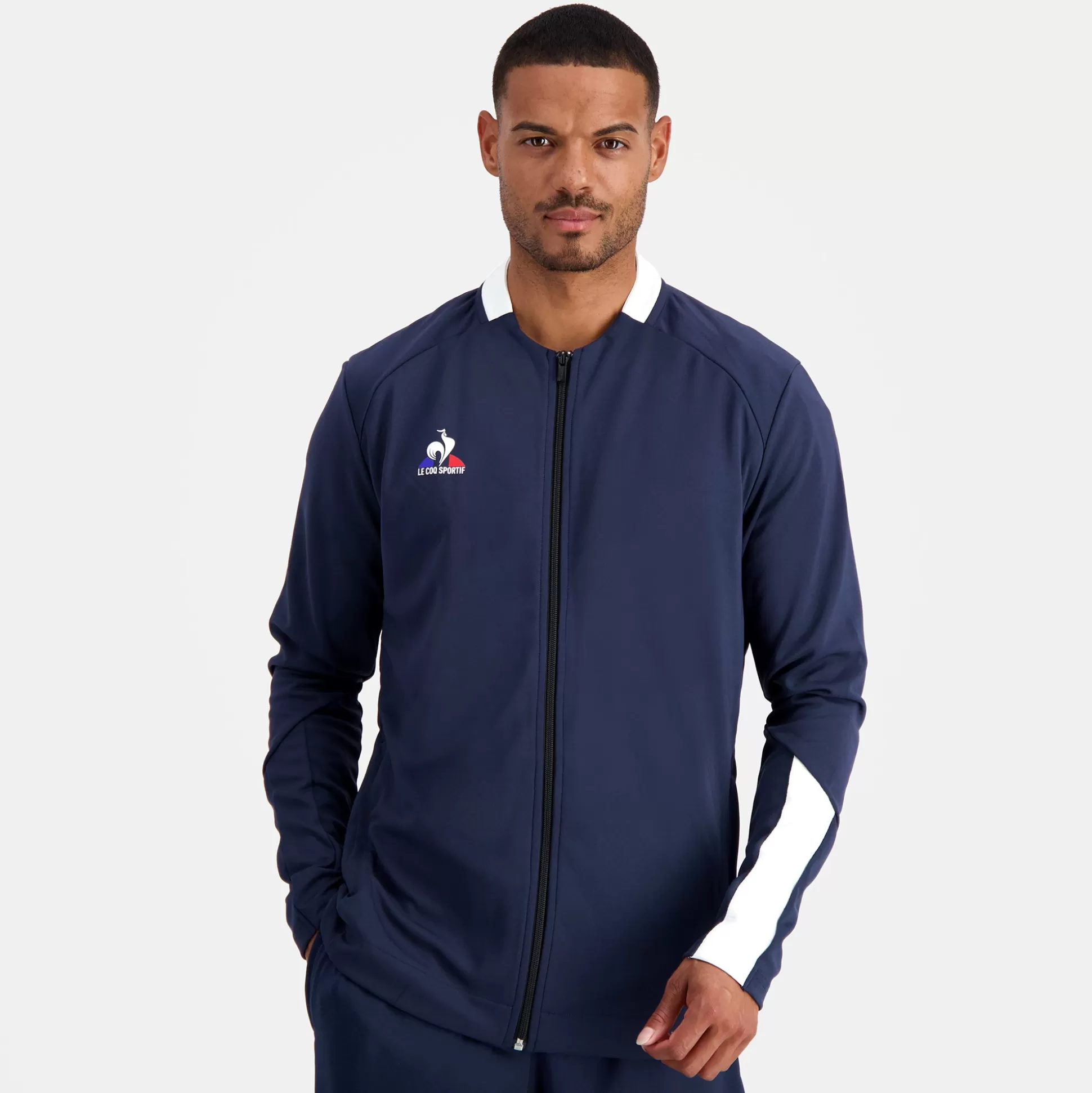 Homme Le Coq Sportif Training Sweat zippé Homme