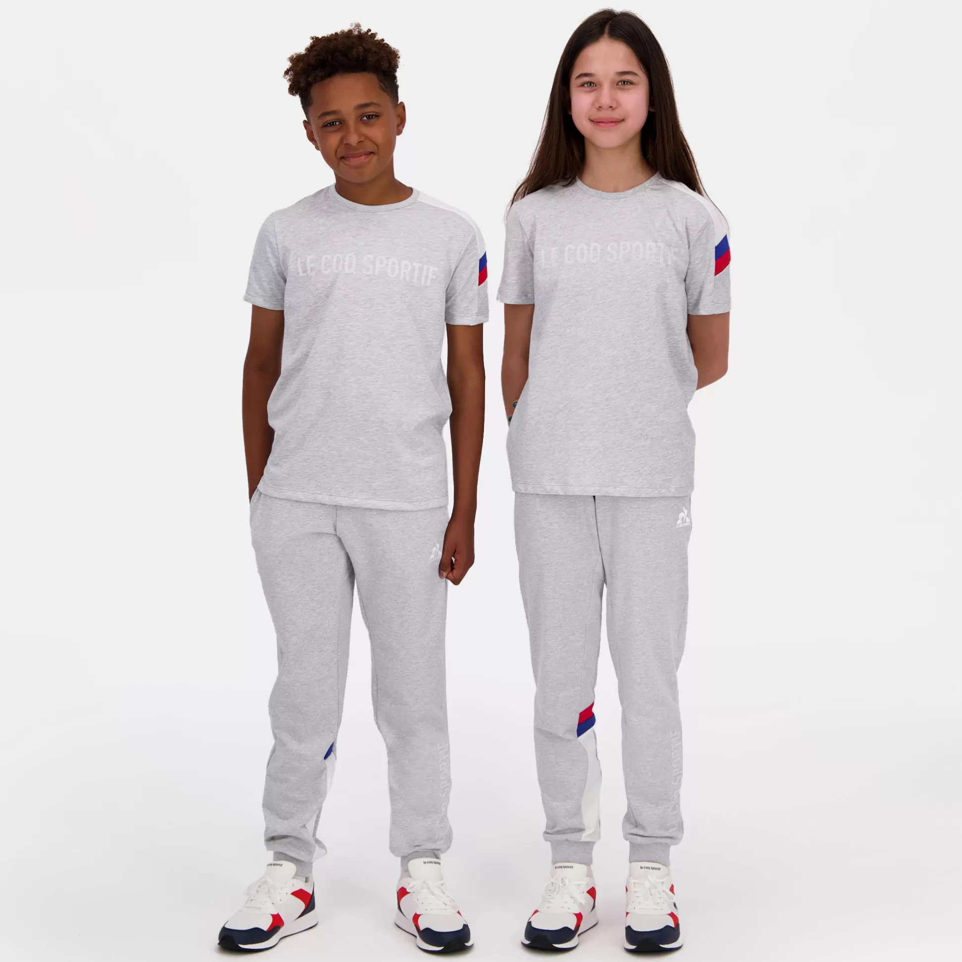 Enfant Le Coq Sportif Tricolore Pantalon gris Enfant