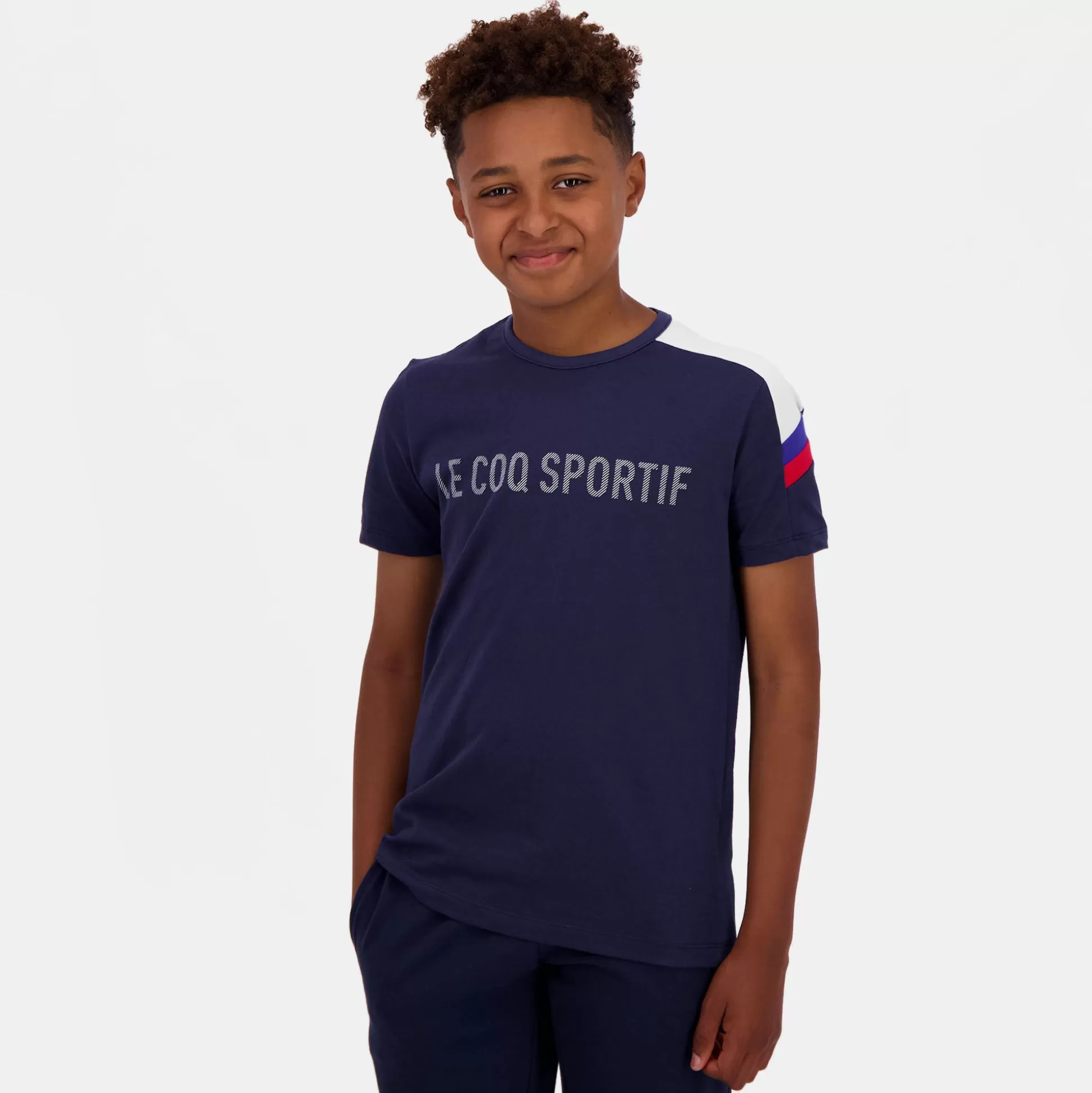 Enfant Le Coq Sportif Tricolore T-shirt Enfant