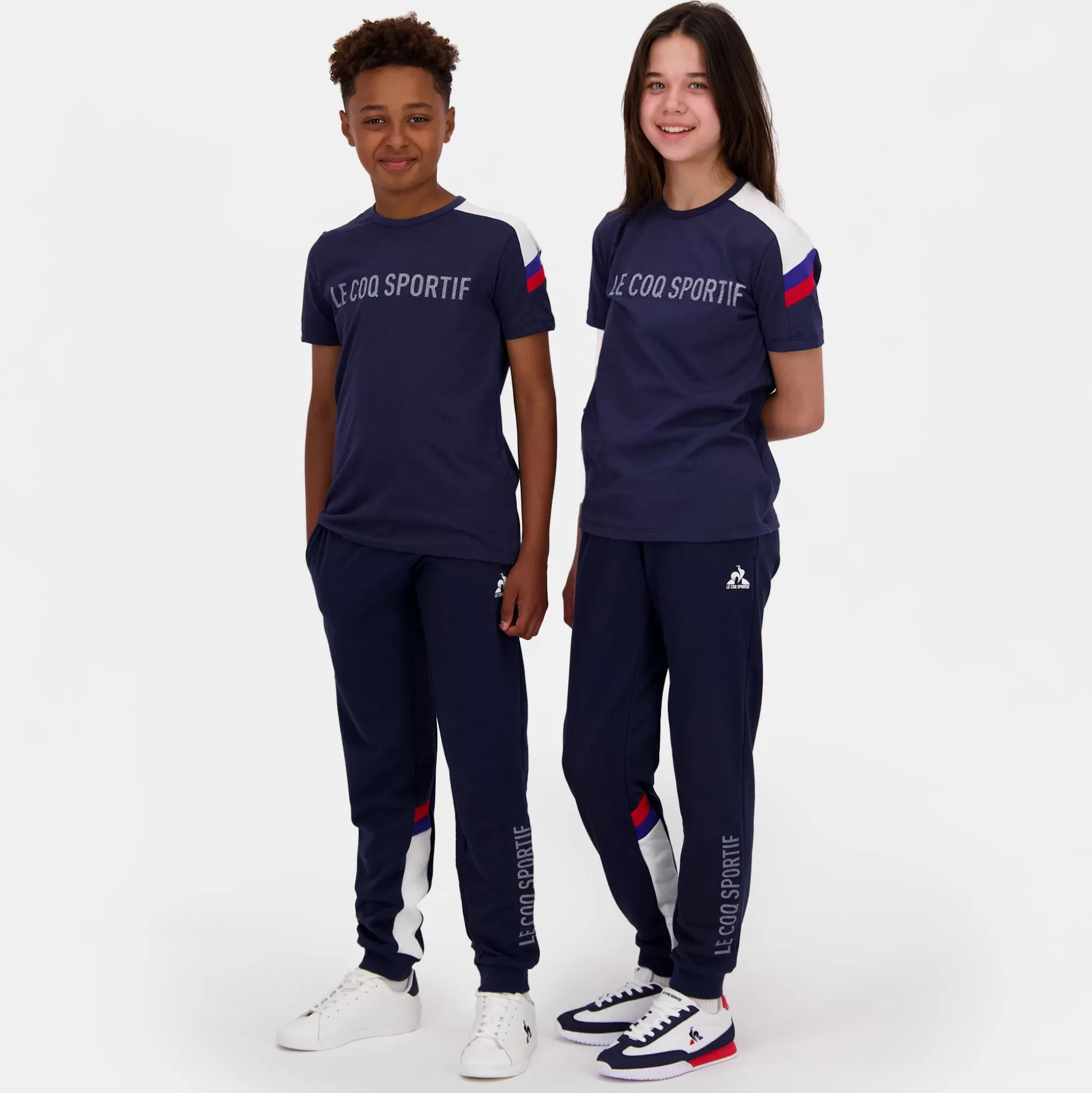 Enfant Le Coq Sportif Tricolore T-shirt Enfant